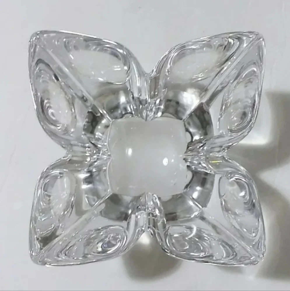 Orrefors Crystal Lotus Violet Petal.